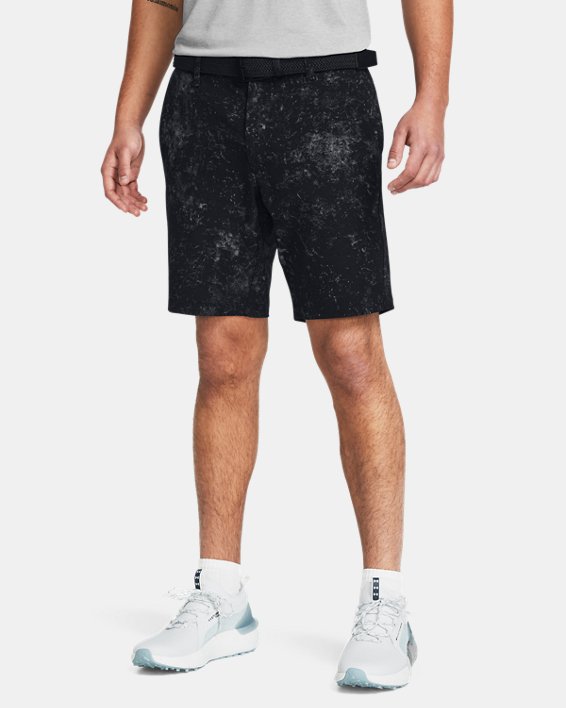 Men's UA Drive Printed Tapered Shorts in Black image number 0